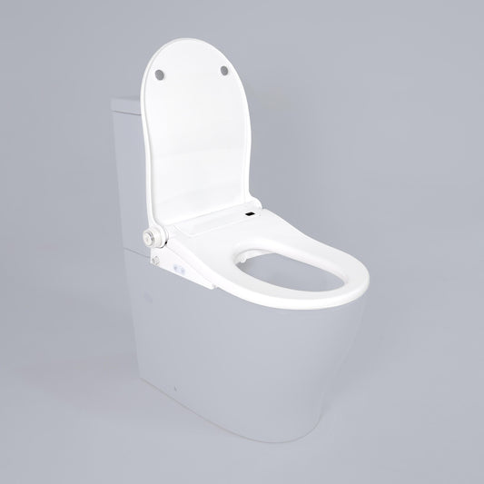 Mr Bumwash MB1000 slim bidet seat for D-shape toilet pans