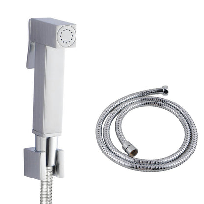 Brushed nickel square brass toilet bidet spray kit Australia