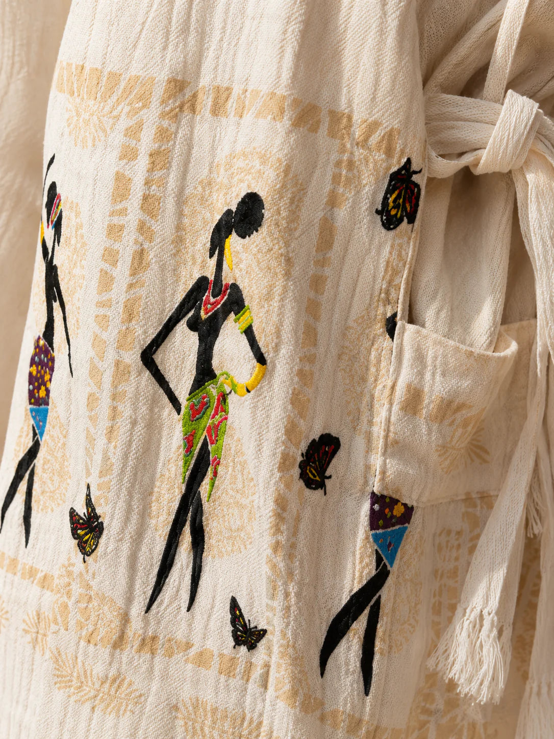 Bohemian Cotton Muslin Robe