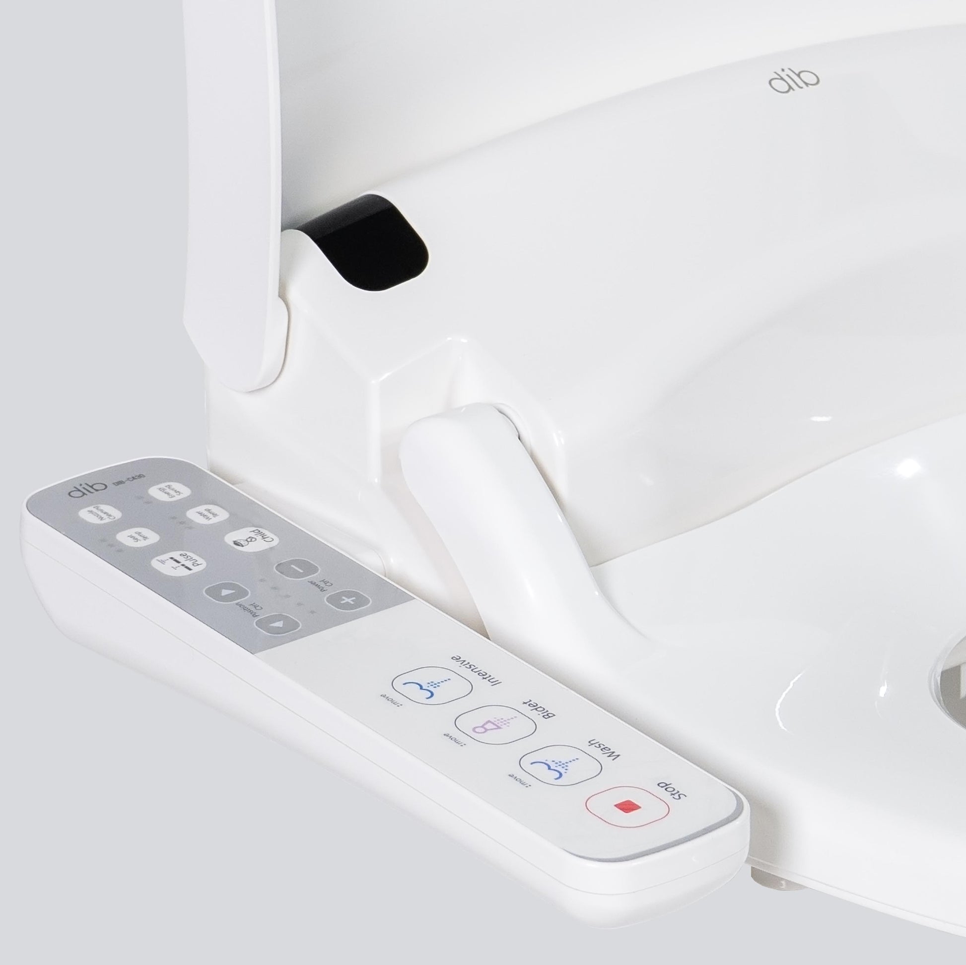 DIB C410 heated bidet seat with blue night light