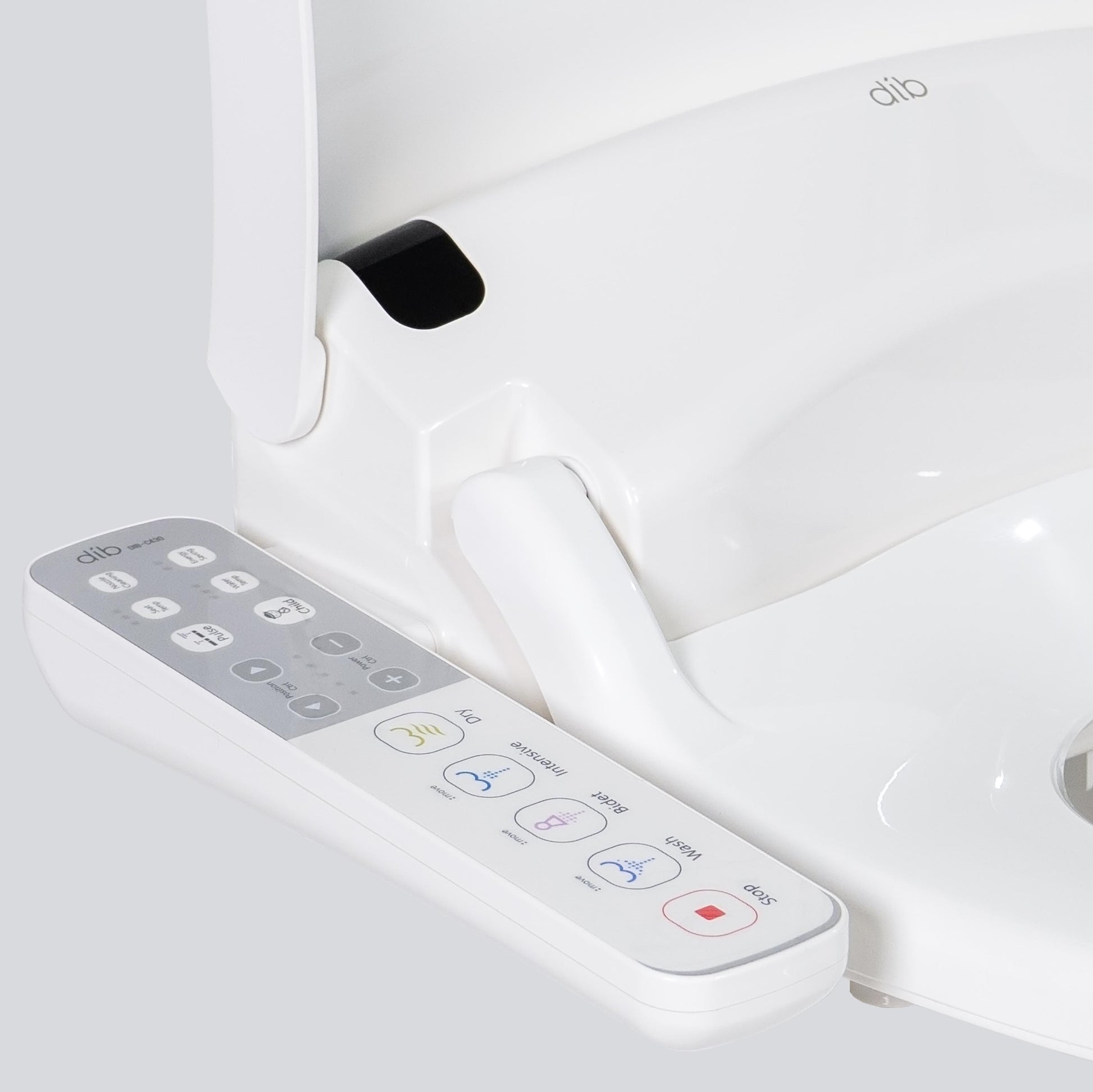 DIB C430 heated bidet seat with blue night light