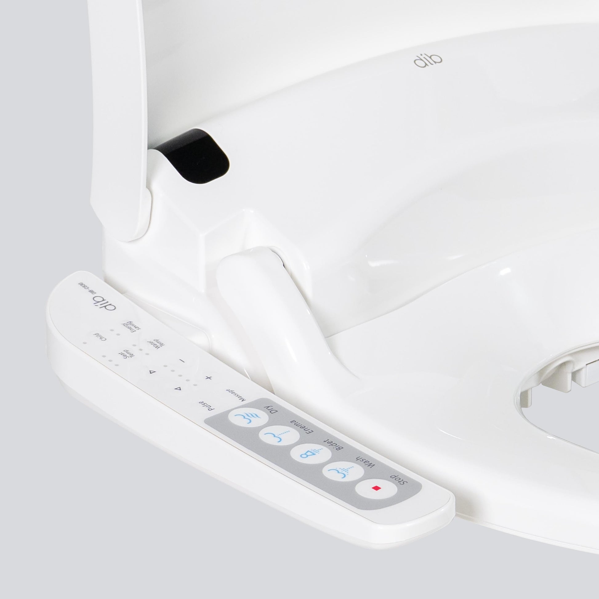DIB C830 bidet seat for round and elongated toilet pans