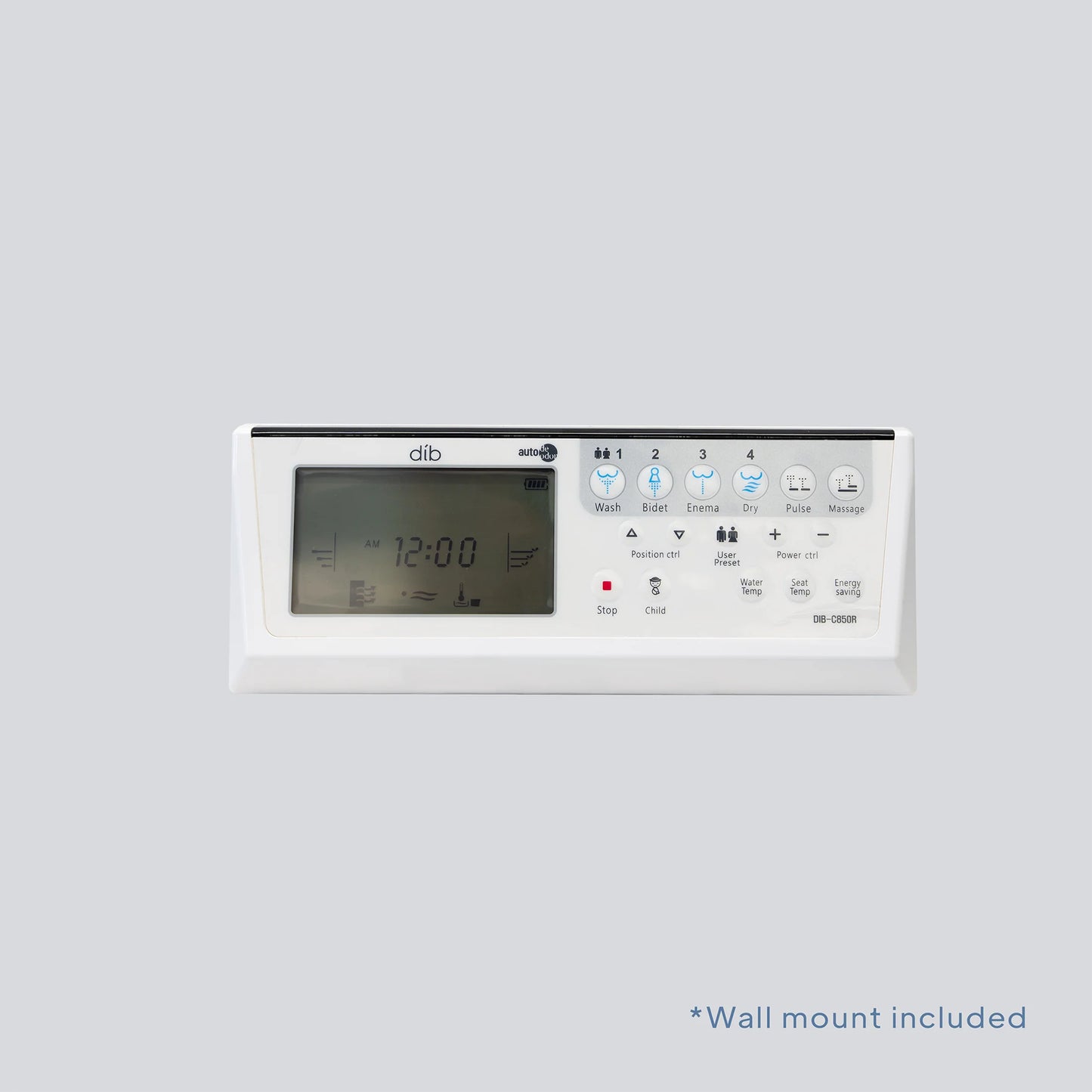 DIB C850R tankless instant water heating bidet seat