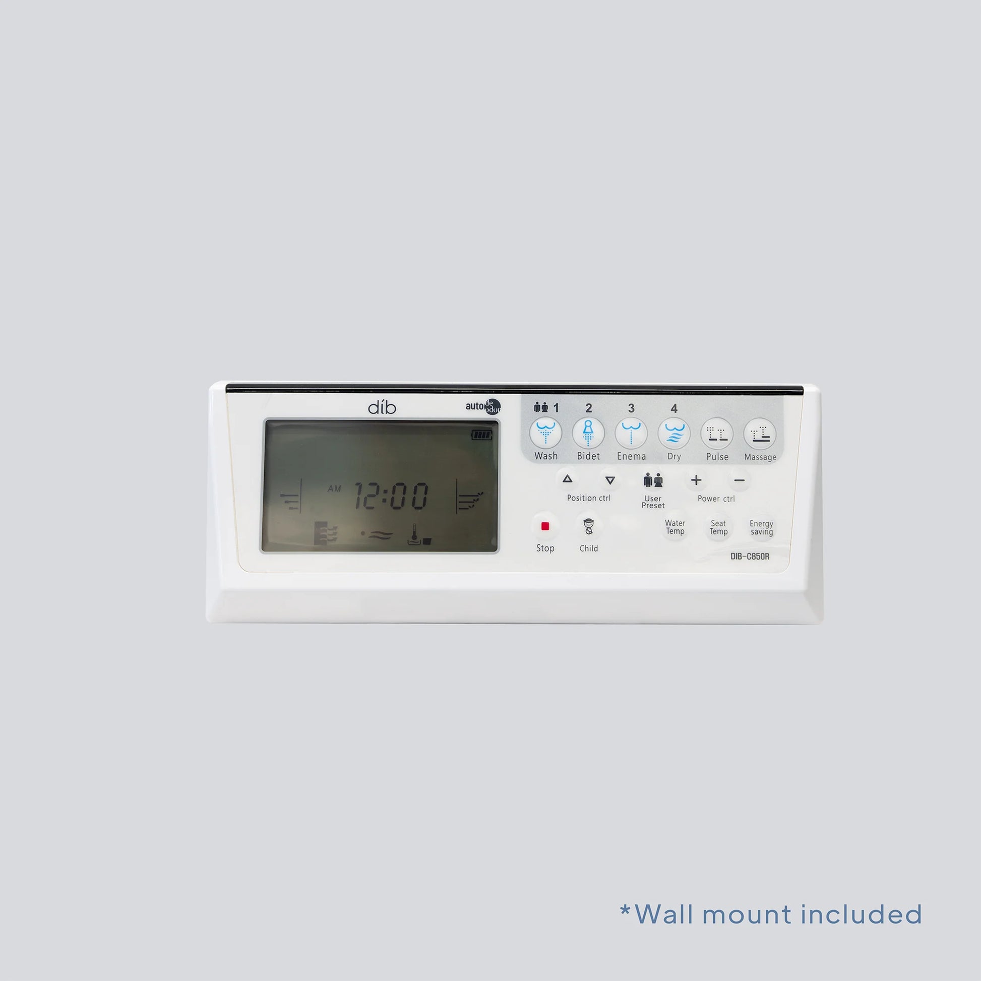 DIB C850R tankless instant water heating bidet seat