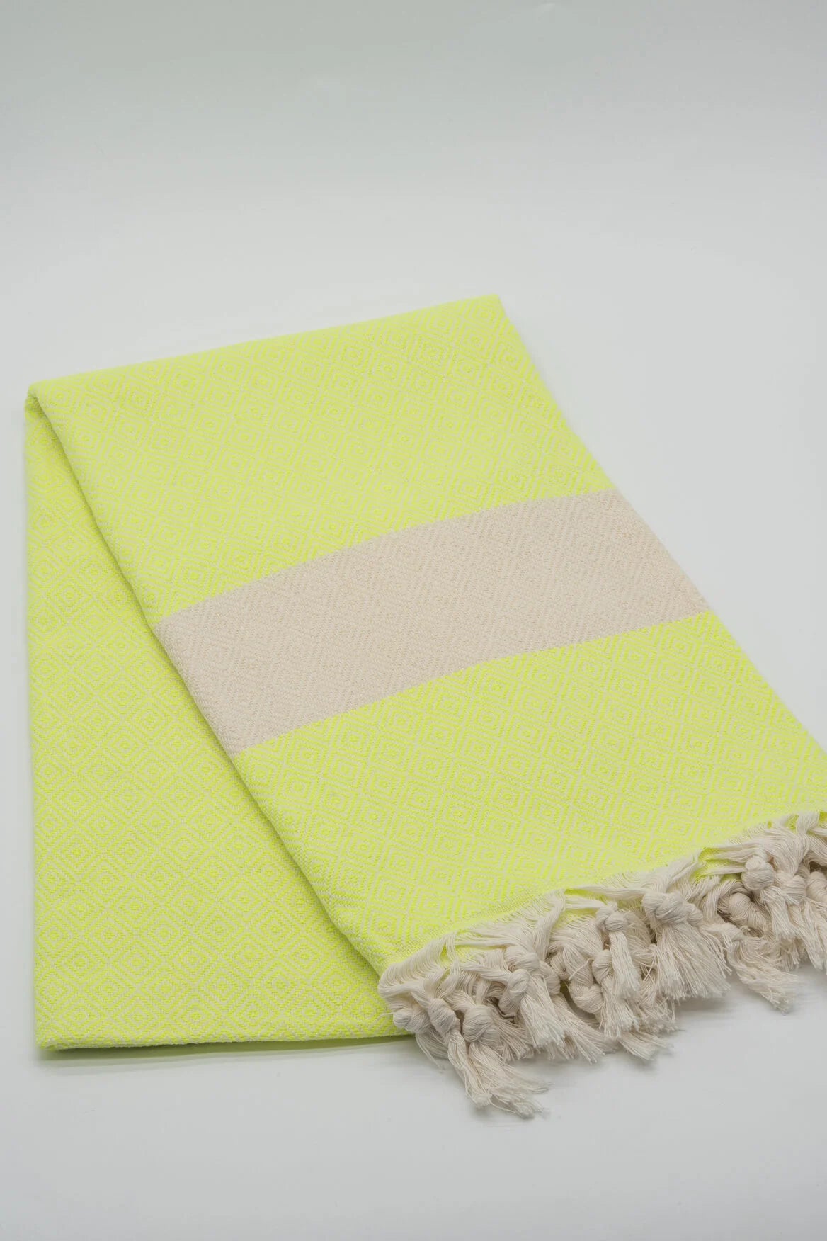 Turkish Cotton Towel - Neon Green