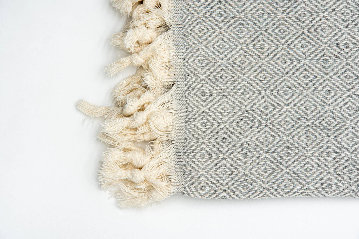 Turkish Cotton Towel - Grey