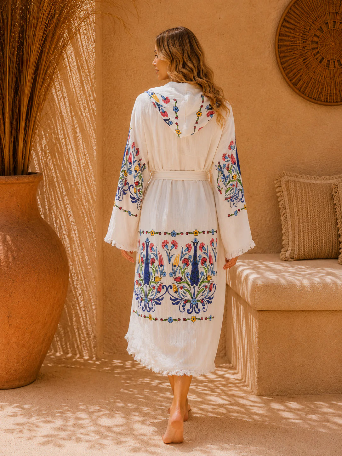 Tulip Cotton Muslin Robe