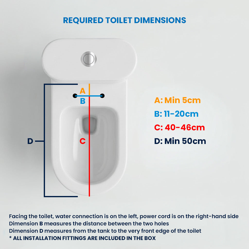 MR BUMWASH MB1000 ROUND SHAPE ELECTRIC BIDET SEAT