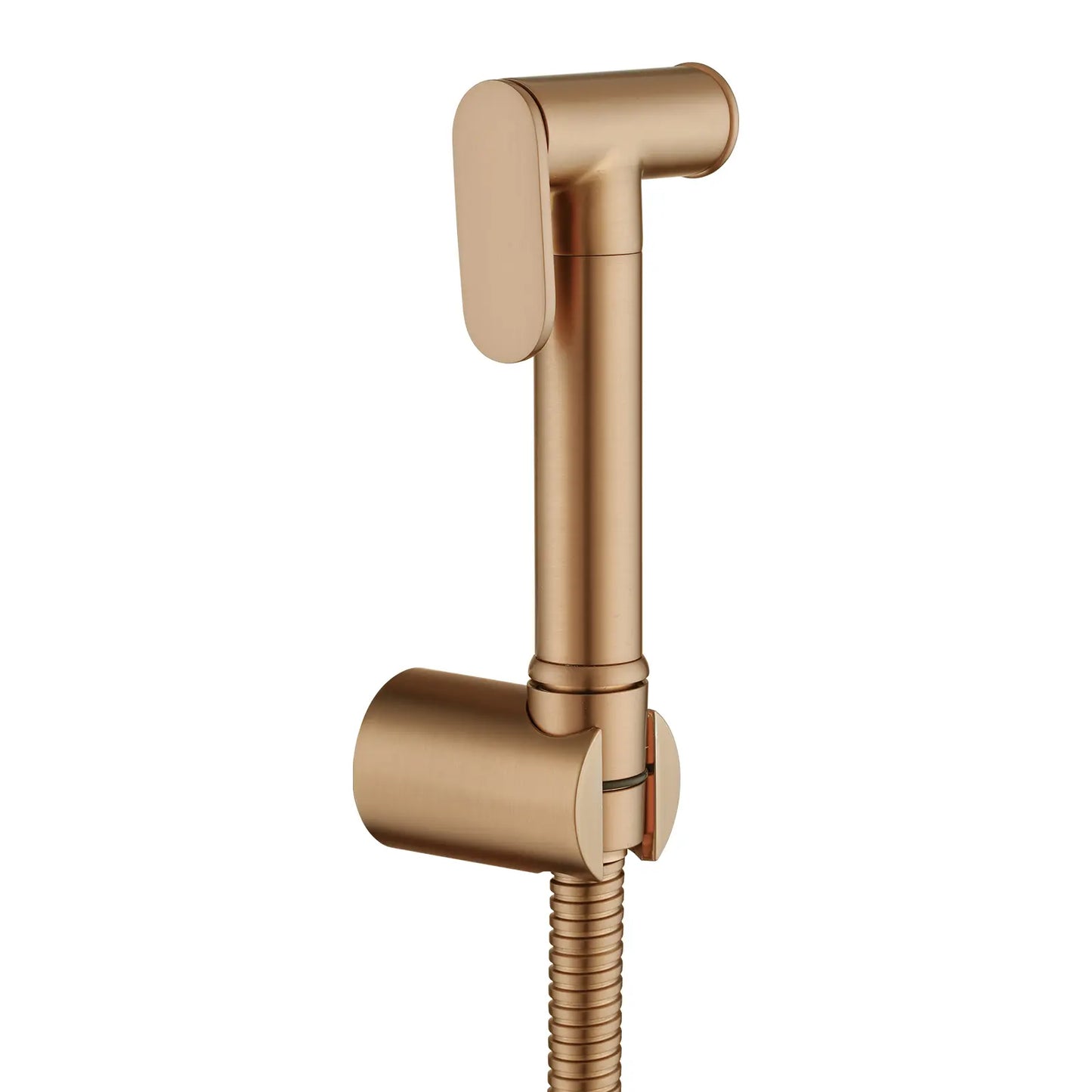 Aquaperla bidet spray with wall mounted holder